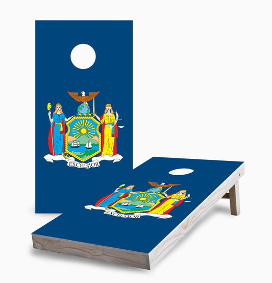 New York State Flag Cornhole Boards