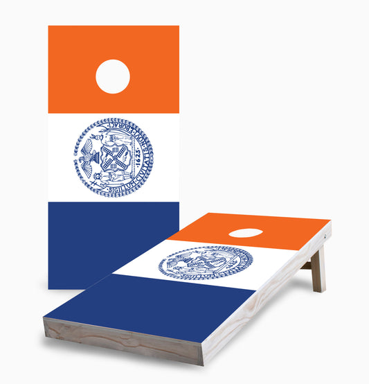 New York City Flag Cornhole Boards