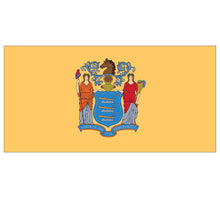New Jersey State Flag poolmat closeup
