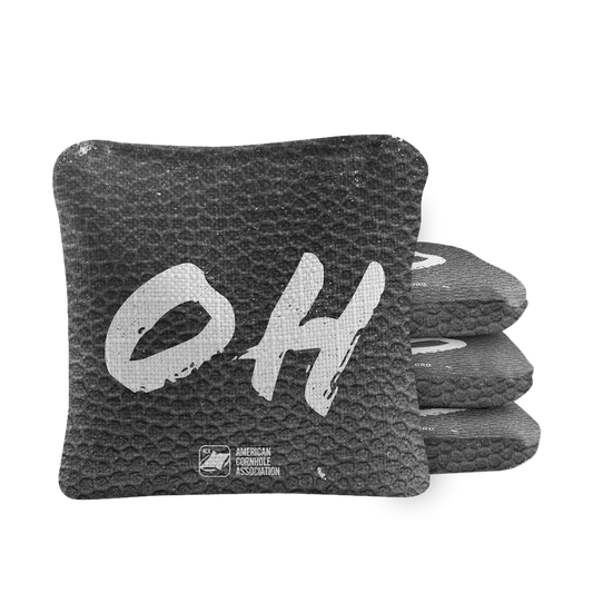 Gameday Ohio Synergy Pro Gray Cornhole Bags