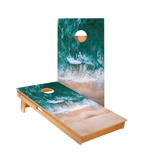 Ocean And Sand Cornhole Boards