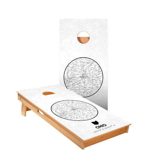Ohio State Map Cornhole Boards