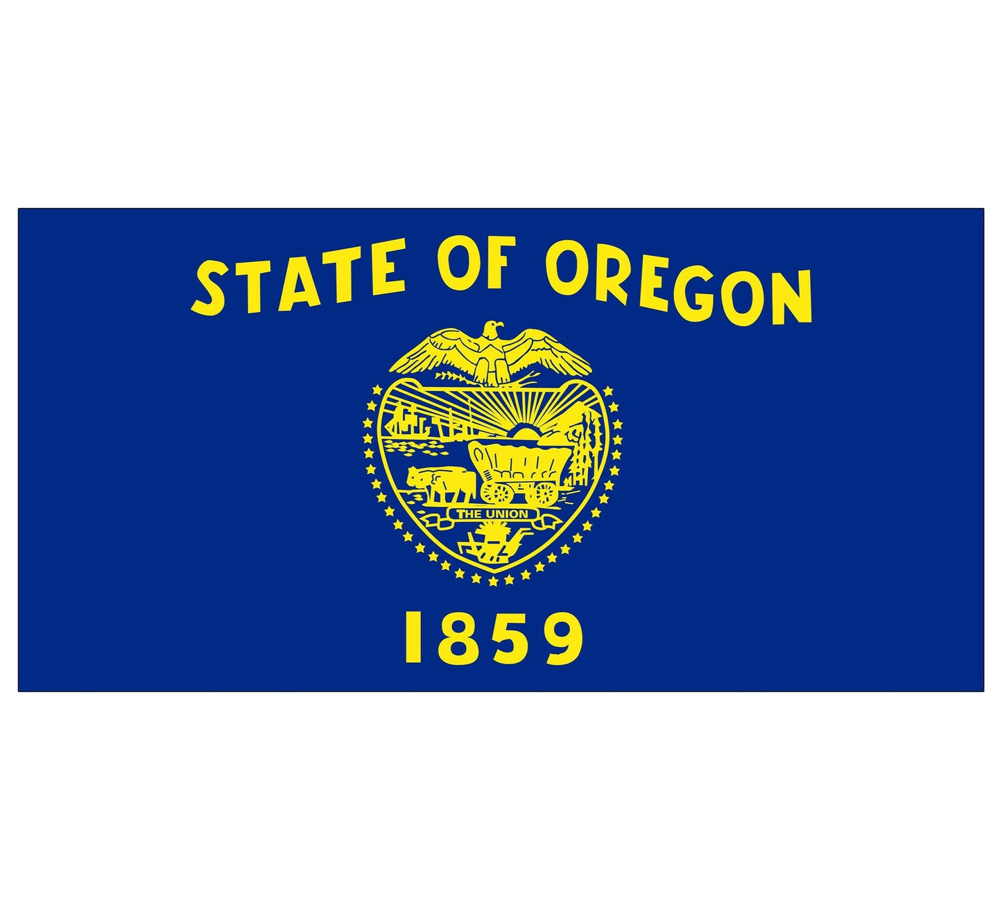 Oregon State Flag poolmat closeup