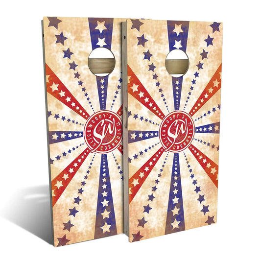 American Flag Stars and Stripes Cornhole Boards