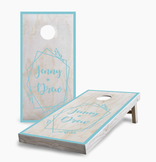 Personalized Modern Wedding Cornhole Boards