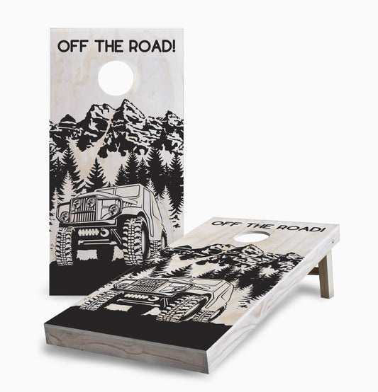 Personalized Outdoor Adventure Cornhole Boards