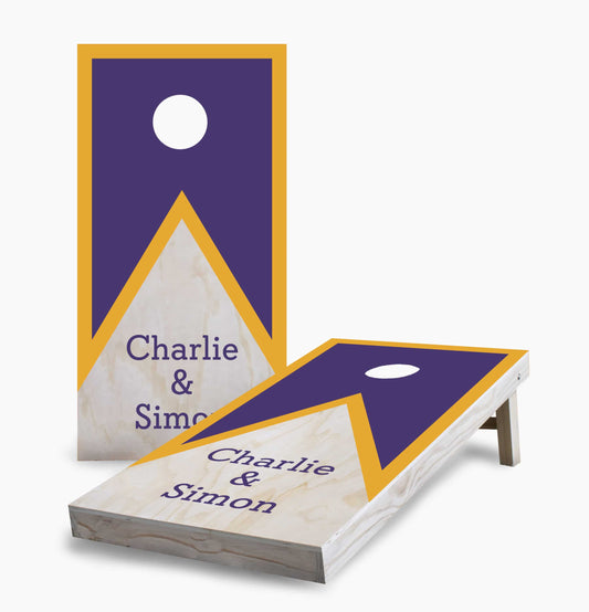 Personalized Premium Triangle Cornhole Boards