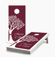 Personalized Wedding Tree Cornhole Boards

