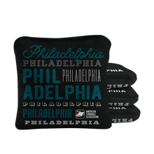 Gameday Philadelphia Football Synergy Pro Black Cornhole Bags

