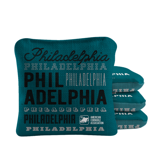 Gameday Philadelphia Football Synergy Pro Green Cornhole Bags