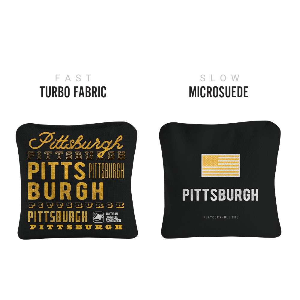 Gameday Pittsburgh Football Synergy Pro Black Bag Fabric