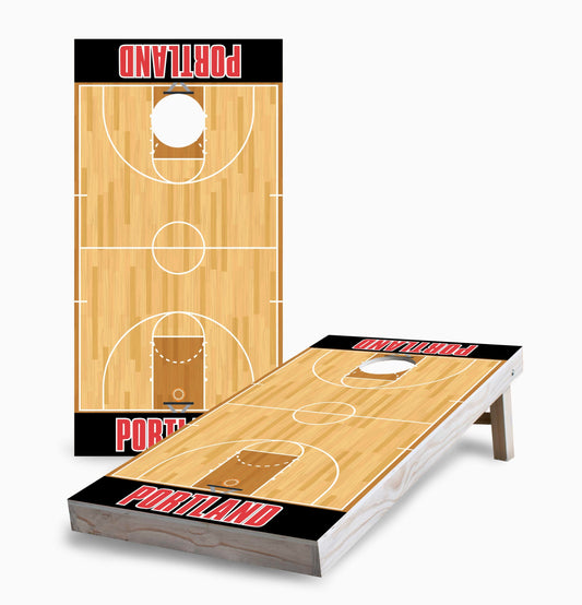 Portland Basketball Cornhole Boards