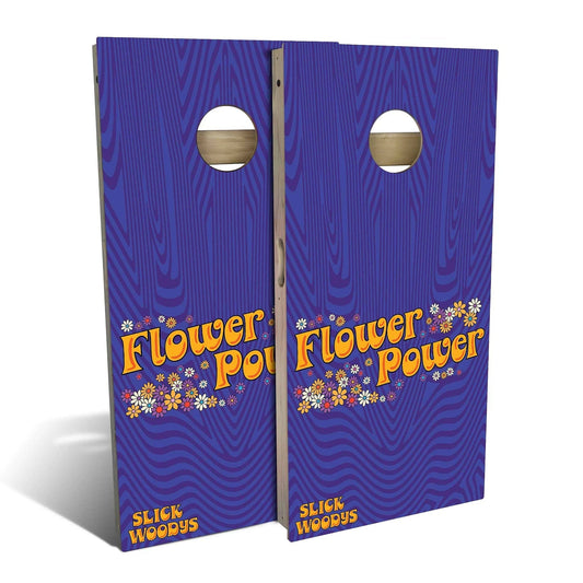 70s Flower Power Cornhole Boards