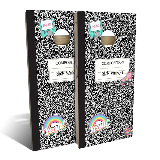 90s Notebook Cornhole Boards