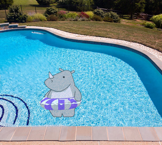 Rhino Poolmat in water