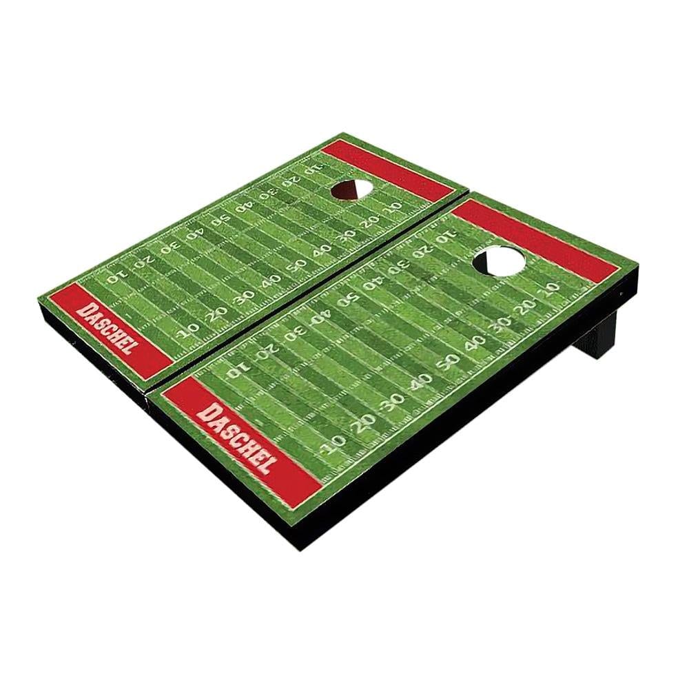 Football Field Theme Cornhole Boards