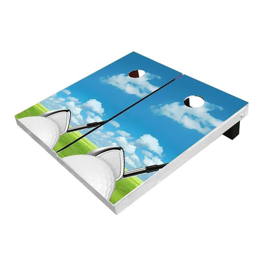 Golf Ball Square Up Cornhole Boards