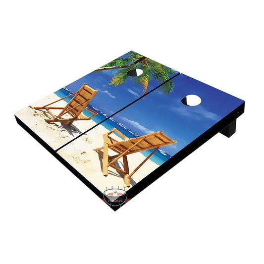 Beach Chair Twins Cornhole Boards