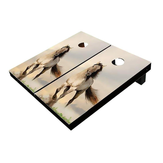 Horse Galloping Cornhole Boards