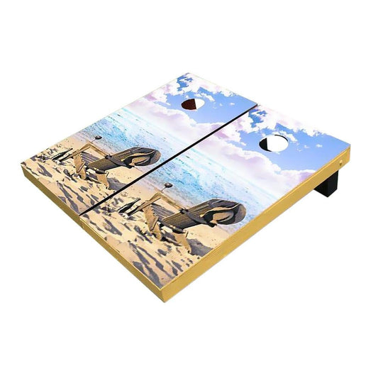 Beach Chairs #2 All-Weather Cornhole Boards