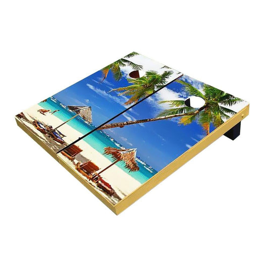 Beach Chairs #3 Alternating Cornhole Boards