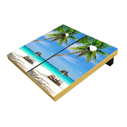 Beach Chairs #4 Left All-Weather Cornhole Boards