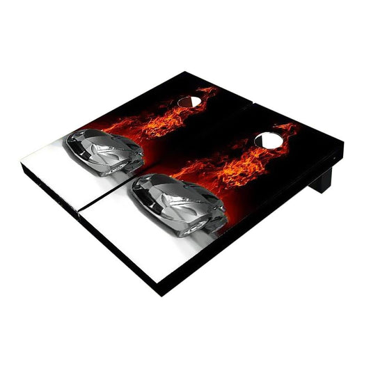 On Fire Cornhole Boards