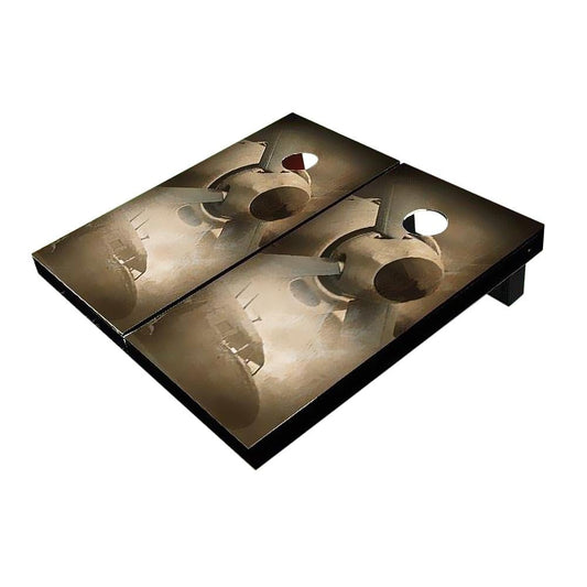Retro Plane #2 Cornhole Boards
