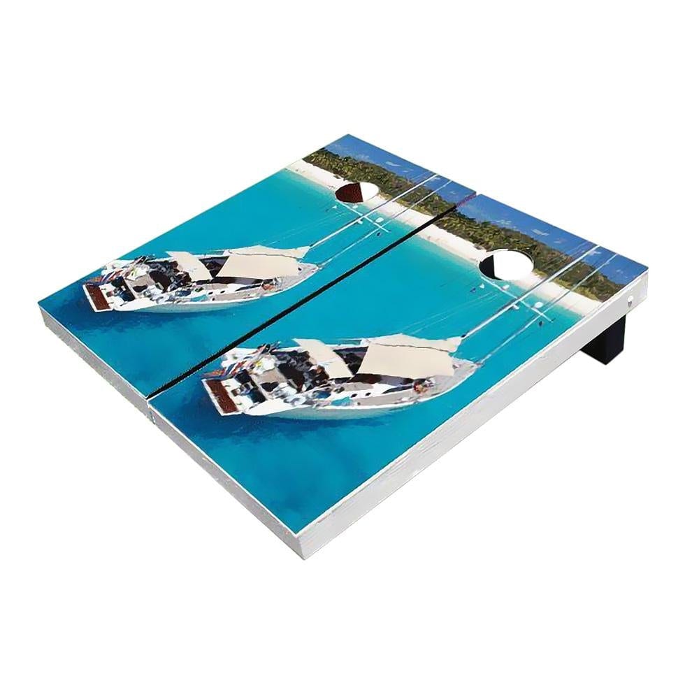 Sail Boat Cornhole Boards