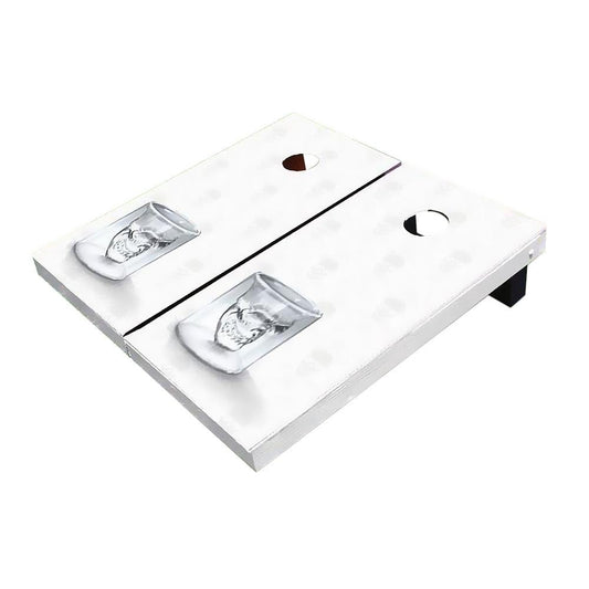 Skull Glass Cornhole Boards