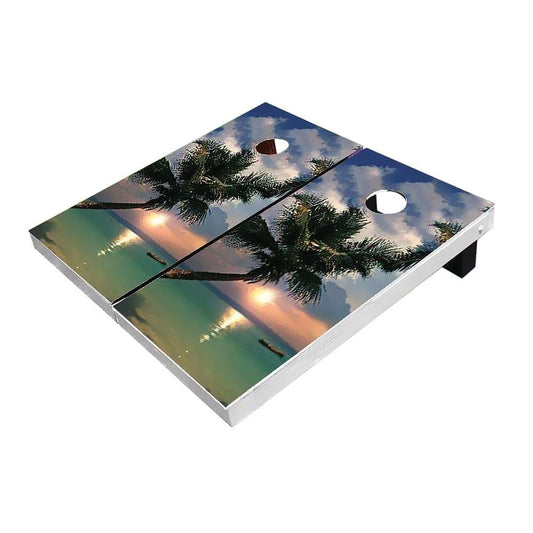 Suns Palm Tree Cornhole Boards