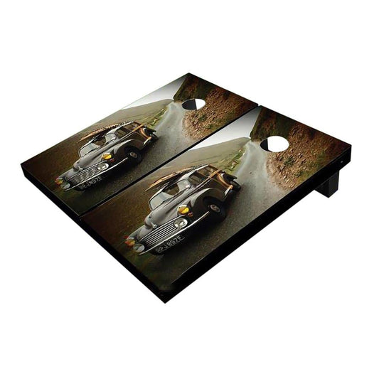 Woody Surf Board Cornhole Boards