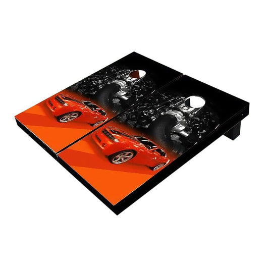 Camaro Red Cornhole Boards