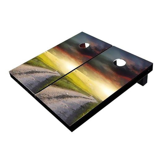 Colorful Road Cornhole Boards