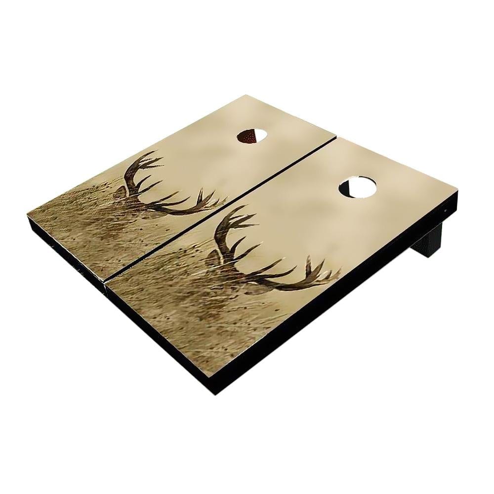 Deer In Tall Grass Cornhole Boards