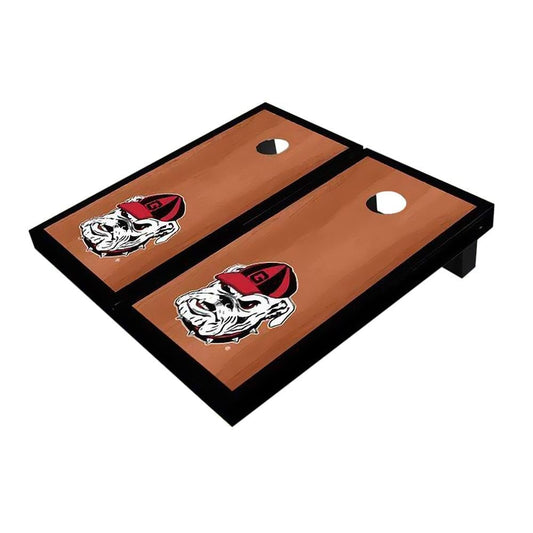 Georgia Black Rosewood All-Weather Cornhole Boards