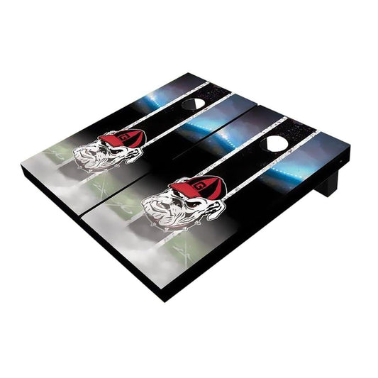 Georgia Field Black All-Weather Cornhole Boards