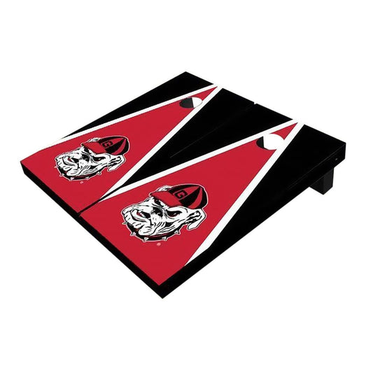 Georgia Red And Black Triangle Cornhole Boards