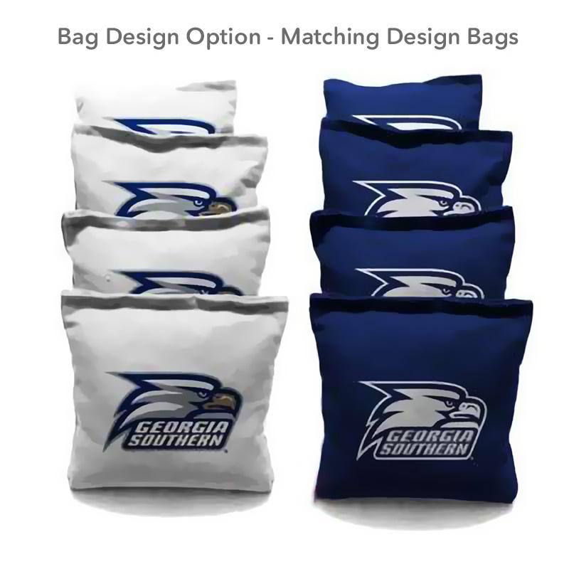 Georgia Southern Field Alternating team logo cornhole