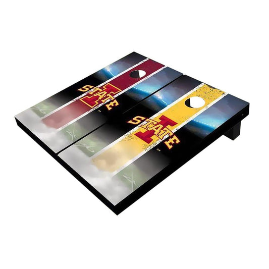 Iowa State Field Alternating Cornhole Boards