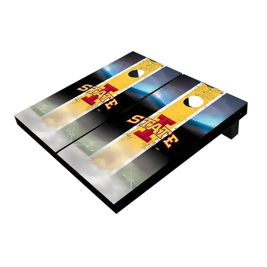 Iowa State Field Yellow Cornhole Boards