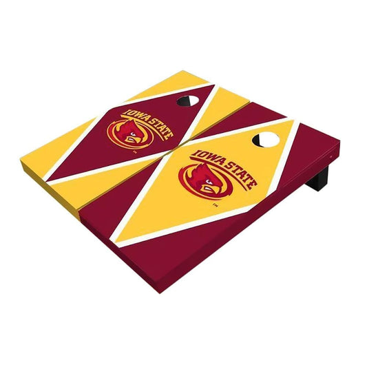 Iowa State Cyclone Alternating Diamond All-Weather Cornhole Boards