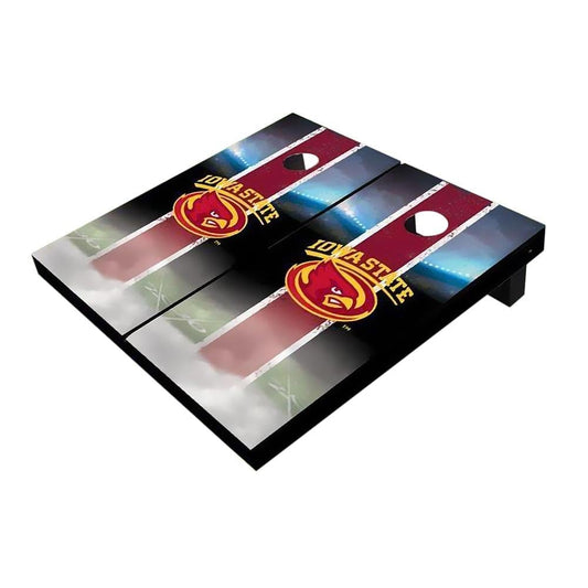 Iowa State Cyclone Field Red All-Weather Cornhole Boards