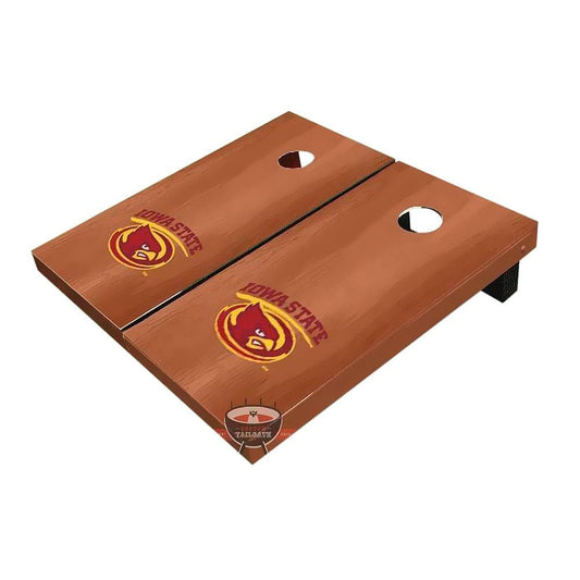 Iowa State Cyclone Solid Rosewood All-Weather Cornhole Boards