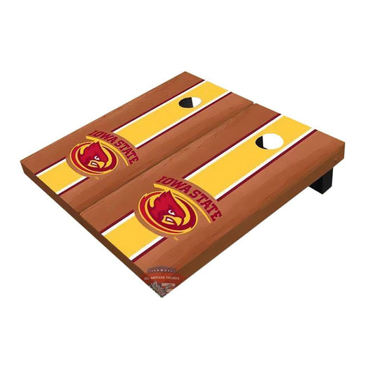 Iowa State Cyclone Yellow Rosewood All-Weather Cornhole Boards