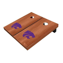 Kansas State Solid Rosewood All-Weather Cornhole Boards
