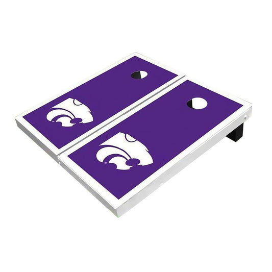 Kansas State Wildcats White Cornhole Boards