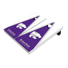 Kansas State Wildcats Purple And White Triangle All-Weather Cornhole Boards
