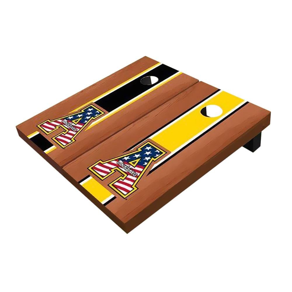 Appalachian State Patriotic Rosewood Cornhole Boards