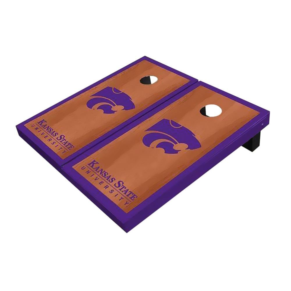 Kansas State Wildcats Purple Rosewood Cornhole Boards